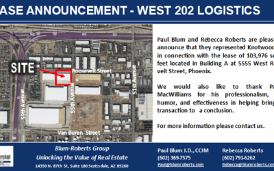 We recently represented Knotwood USA in connection with a $14,000,000 lease